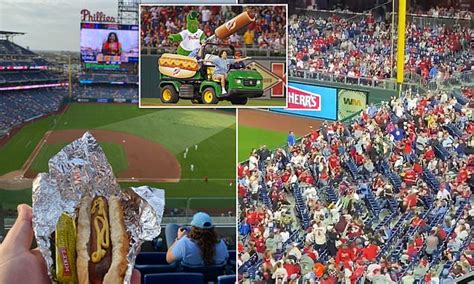 Phillies fans ignite stadium-wide food fight on $1 hot dog night in Philadelphia