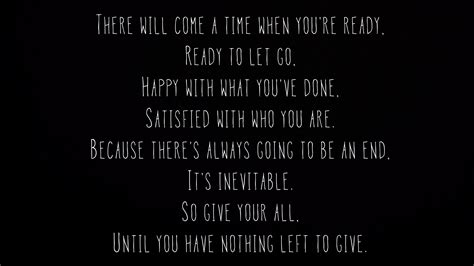 Be ready to go | Life lessons, Let it be, Letting go