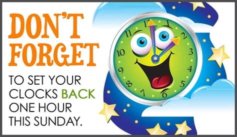 Set Clocks Back eCard - Free Daylight Saving Ends Cards Online