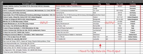 vba - Separate full address into street address, city, state, zip ...