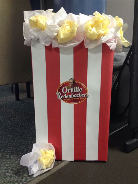 Popcorn decoration | Popcorn decorations, Candy props, Theatre crafts