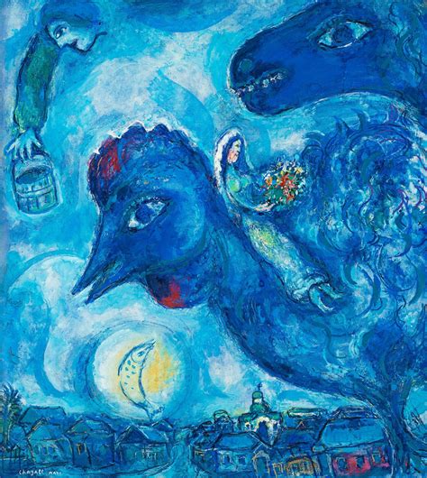 Marc Chagall, "Le rêve de Chagall sur Vitebsk". - Bukowskis