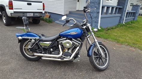 1992 Harley-Davidson® FXR Super Glide® (Sapphire blue), Clarkston, Washington (707581 ...