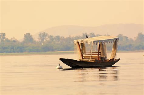 Small Boat, Lake Pichola by Adam Jones