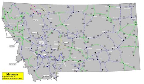 Montana Road Conditions (Updated) - KXLF.com | Continuous News | Butte ...