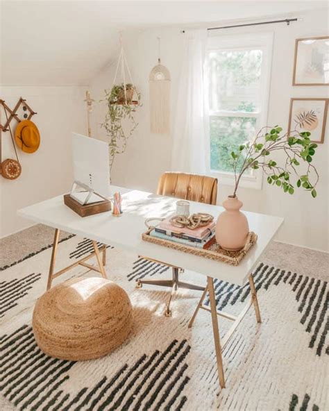 Create a productive workspace with office boho decor ideas and inspiration