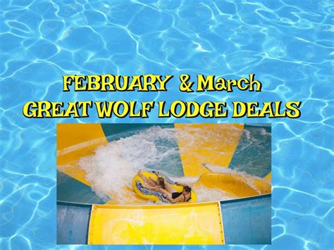 GREAT WOLF LODGE DEALS (FEBRUARY & MARCH 2018) | Entertain Kids on a ...