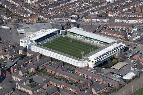 Franklins Gardens aerial image - home of the Northampton S… | Flickr