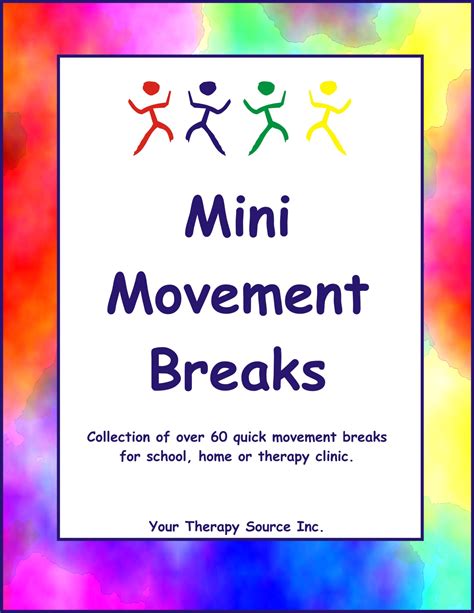 Mini Movement Breaks - Your Therapy Source