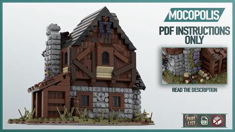 Lego® moc Instructions Medieval House | PDF instructions (NO PARTS)