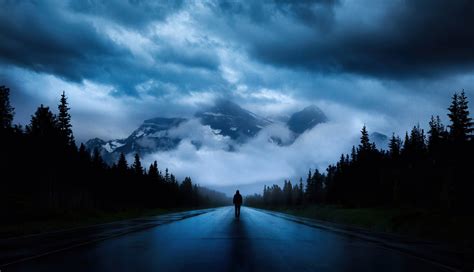 1336x768 Walking Alone Road 4k Laptop HD ,HD 4k Wallpapers,Images ...