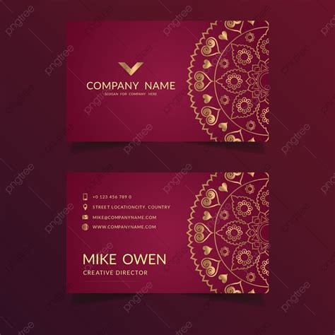 Royal Business Card Template Design Template Download on Pngtree