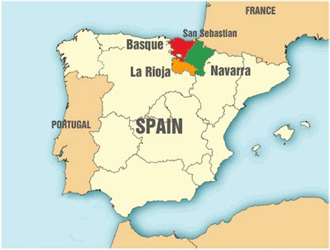 √ Basque Spain Regions Map / Basques The People Of The Upper Region Of ...