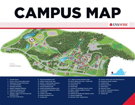 UVa Wise Campus Map