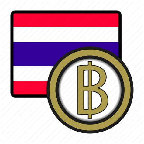 Asia, baht, coin, currency, exchange, thailand, world icon