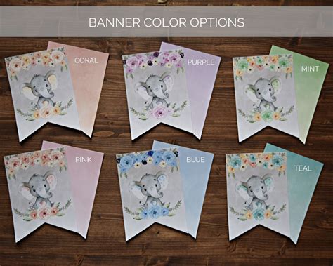 Elephant Baby Shower Banner Banner Baby Shower Little Peanut - Etsy