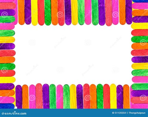 Ice cream stick stock photo. Image of empty, design, colorful - 51135554