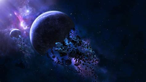 Space 3d Art Stars Planet - [1920 x 1080]