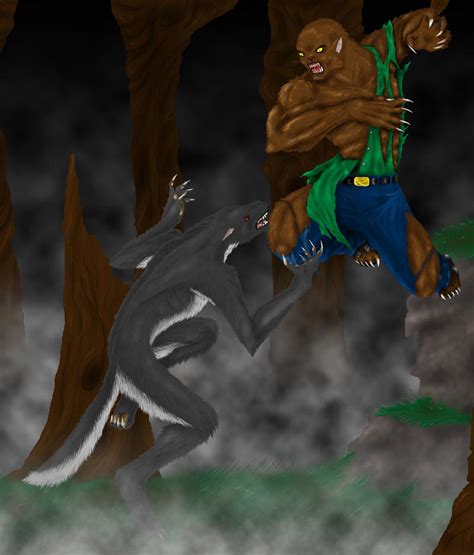 Werewolf VS Wolfman by Ec87 on DeviantArt