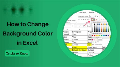 How to Change Background Color in Excel – Tricks to Know - Earn & Excel