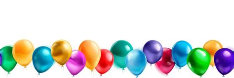 Festive birthday banner with balloons Royalty Free Vector