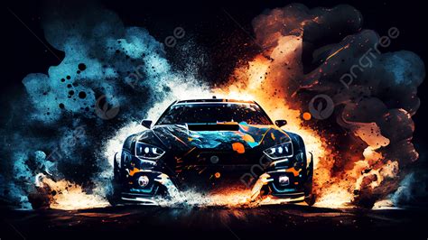 Cool Car Smoke Background, Car, Smoke, Cool Background Image And ...