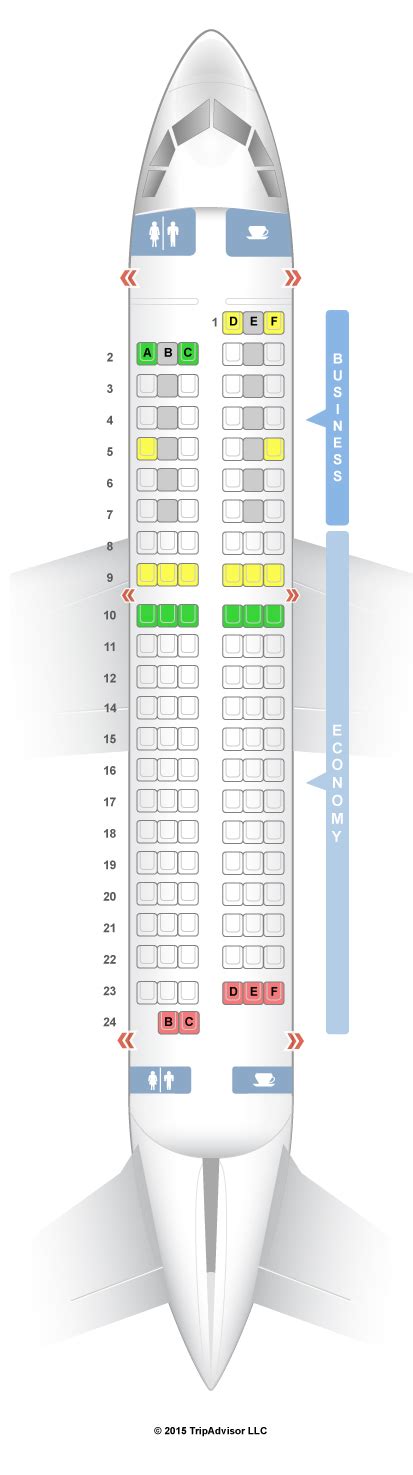 SeatGuru Seat Map Air France Airbus A318 (318) Europe