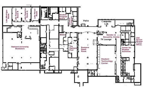 Oakland University Map