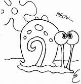 Spongebob And Gary Coloring Pages At GetColoringscom  Free Printable sketch template