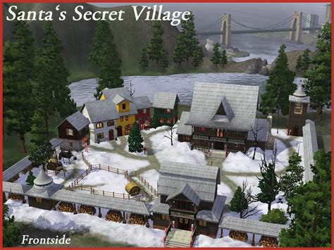 Mod The Sims - Santa's Secret Village - Consignment Store Community Lot with Tomb