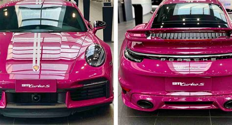 2022 Porsche 911 Turbo S In Ruby Star Proves Pink Can Be Cool | Car Lab ...