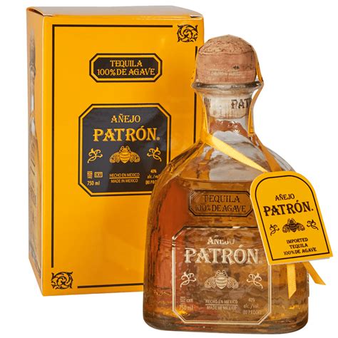 Patron tequila anejo 750ml - Glendale Liquor