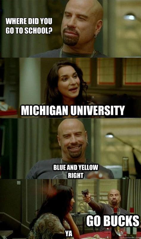 Michigan Ohio State Memes - Meme Creator Funny Scarlet Gray Maize Blue ...