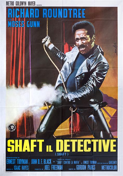 Shaft Original 1971 Italian Quattro Foglio Movie Poster - Posteritati ...