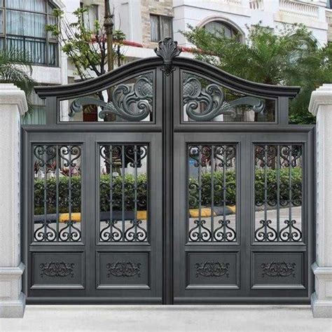 Wholesale simple iron gate grill designs aluminum swing gate From m.alibaba.com | House gate ...