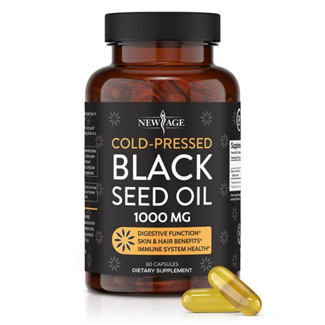 Black Seed Oil Capsules – New Age Natural