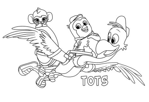 T.O.T.S. coloring pages