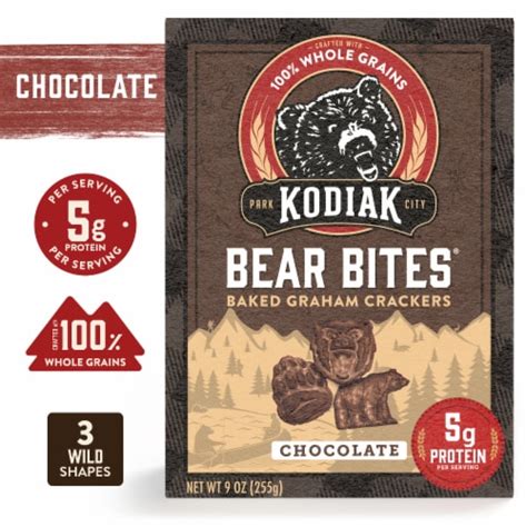 Kodiak Bear Bites® Chocolate Graham Crackers, 9 oz - Mariano’s