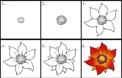 20+ idées de jolie fleur : dessin facile à reproduire ou à colorer pour ...