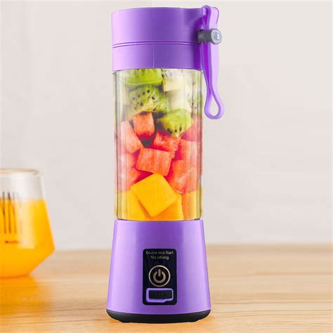 Flash Deals! Faolaxy Juicer Machines Portable Electric Fruit Juicing Cup Rechargeable Juicer ...