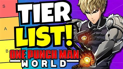 TIER LISTS & REROLLS - MY NO.1 TIP!!! [One Punch Man World] - YouTube