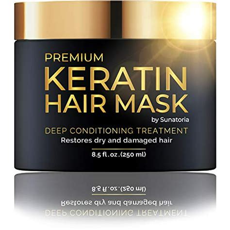 2021 Premium Keratin Hair Mask - Professional Treatment for Hair Repair, Nourishment & Beauty ...