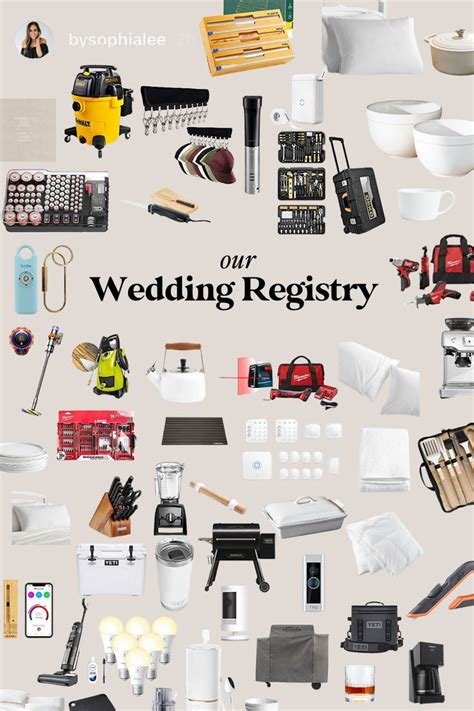 My Wedding Registry | 101+ Wedding Gift Ideas - By Sophia Lee | Bridal shower registry, Wedding ...