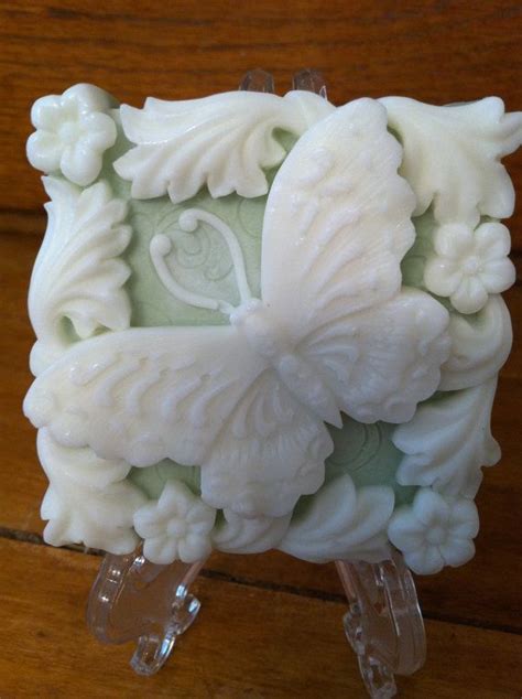 butterfly handmade soap in fresh bamboo | Handmade soap, Soap carving, Soap