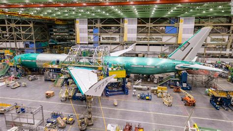 Boeing's 777X jetliner, which has folding wings, comes together | CNN Travel