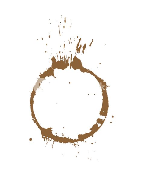 Coffee Stain Vector Royalty-Free Stock Image - Storyblocks