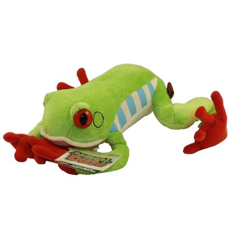 Adventure Planet Plush Animal Den - RED EYE TREE FROG (8 inch ...