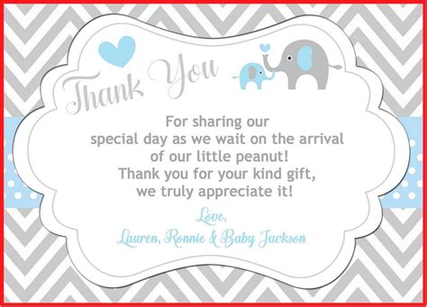 √ What To Write On Baby Shower Thank You Cards