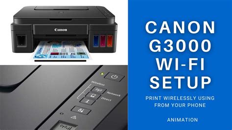 Connect Your Canon Pixma G3000 Printer to Wi-Fi in Minutes