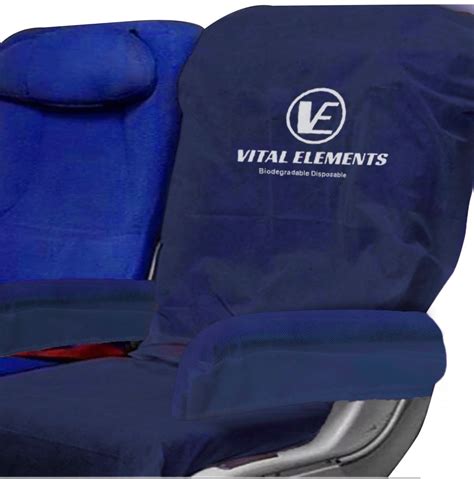 Airplane Seat Covers with Armrest : Disposable Biodegradable Also for Theater and Restaurants 2 ...